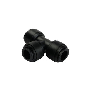 NeoFit - Acetal Black Reducing Tee 22mm run x 15mm branch