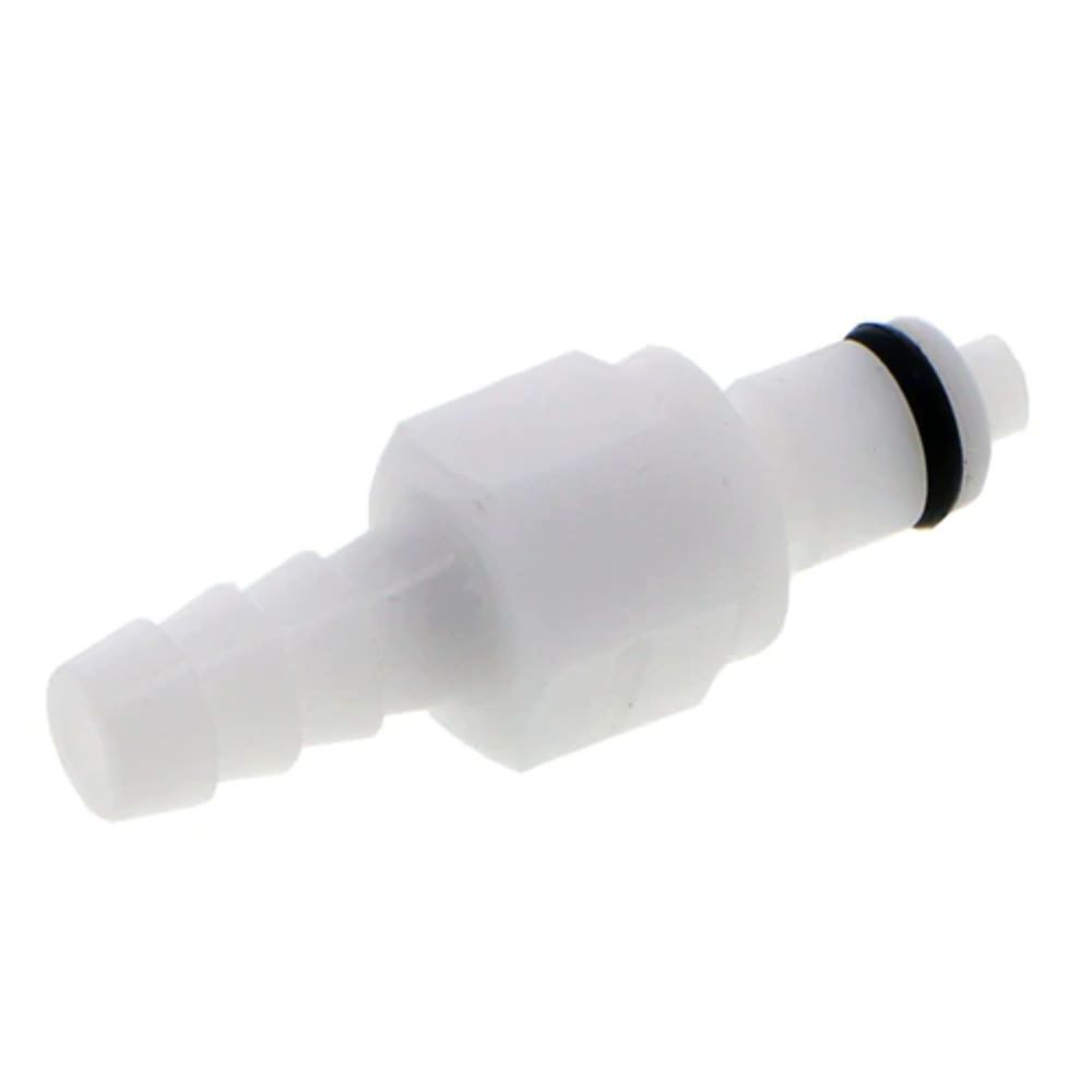 PMCD2203 Valved In-Line Hose Barb Coupling Insert 3/16 ID Barb