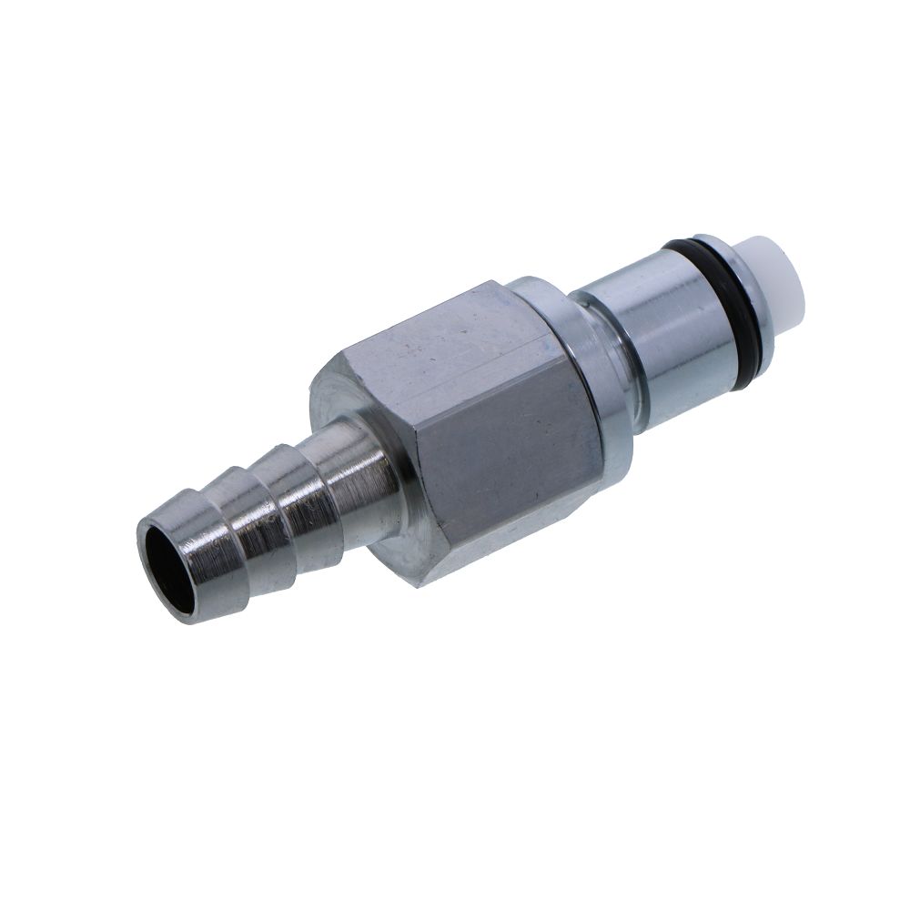 LCD22005V Valved In-Line Hose Barb Coupling Insert 5/16 ID Barb FKM [Viton] O-rings