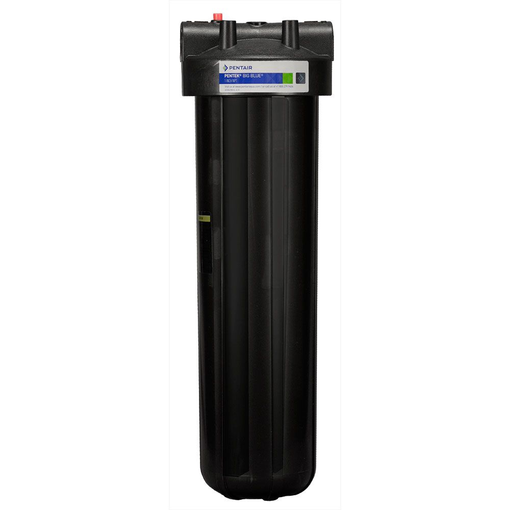 Pentek 20" Big Black Water Filter Housing With Pressure Relief - 1" FPT,New Products : American Fashion Style Bags On Sale