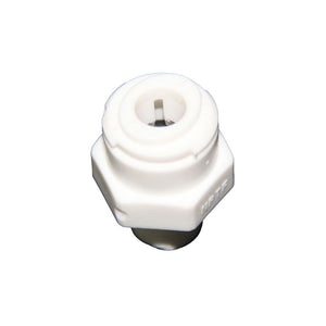 DMfit Male Connector - 1/4 QC x 1/8" MNPT Acetal White