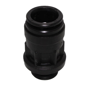 John Guest Male Connector BLACK ACETAL - 28mm x 1" BSP