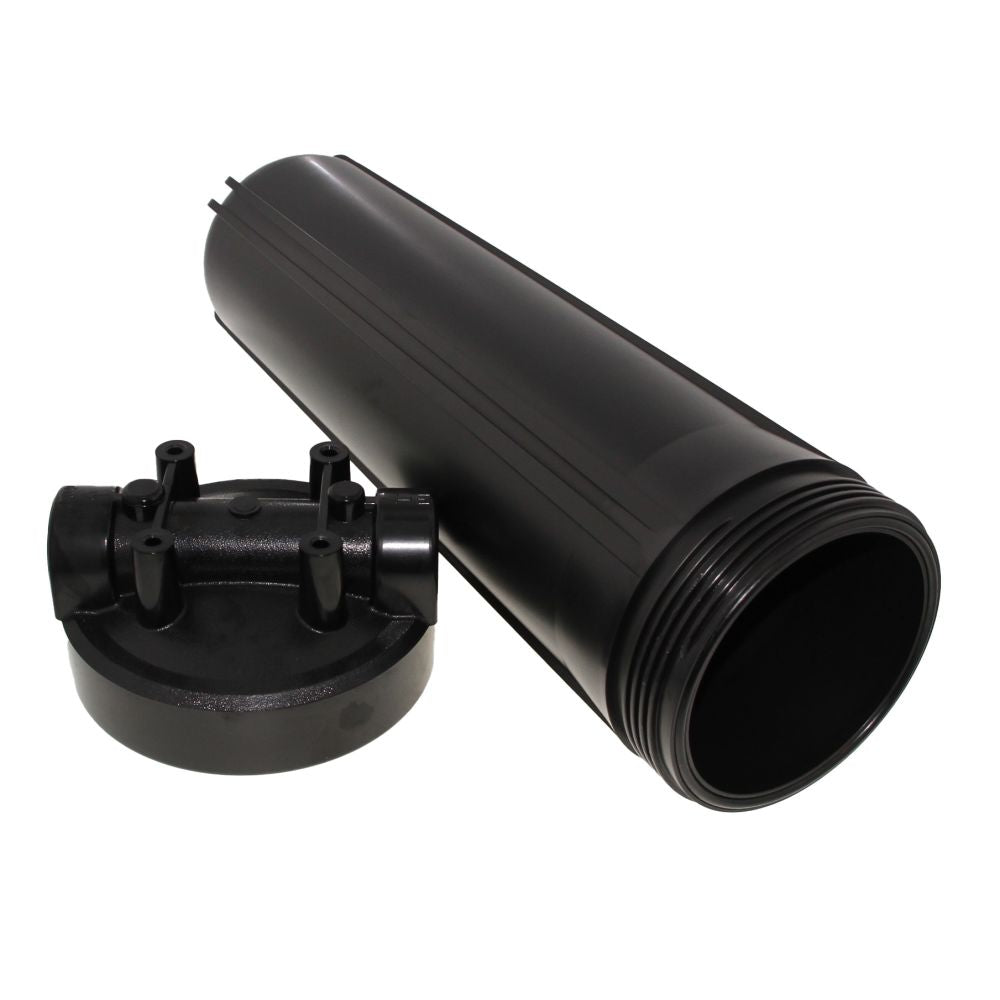 20" Neo-Pure Big Flow Filter Housing Black Cap/Black Sump 3/4" without Pressure Relief