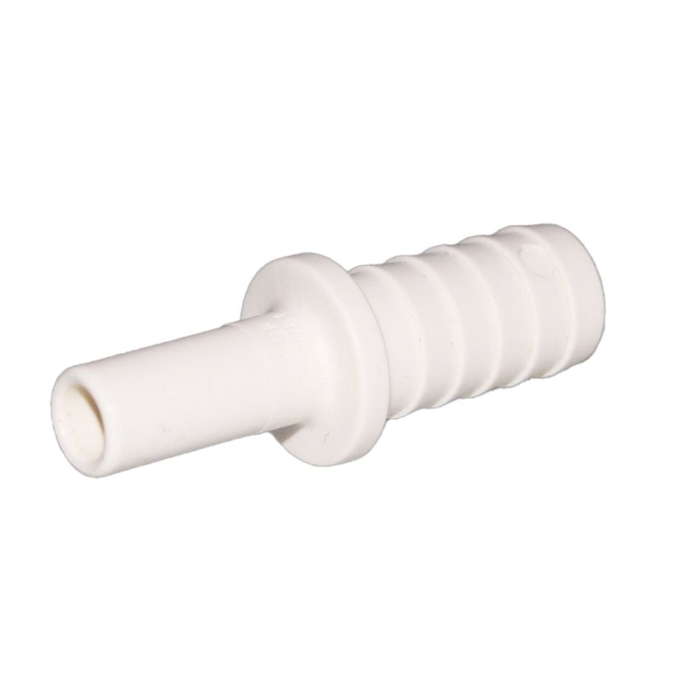 John Guest Polypro Tube to Hose - 3/8 OD Stem x 1/2 ID Barb