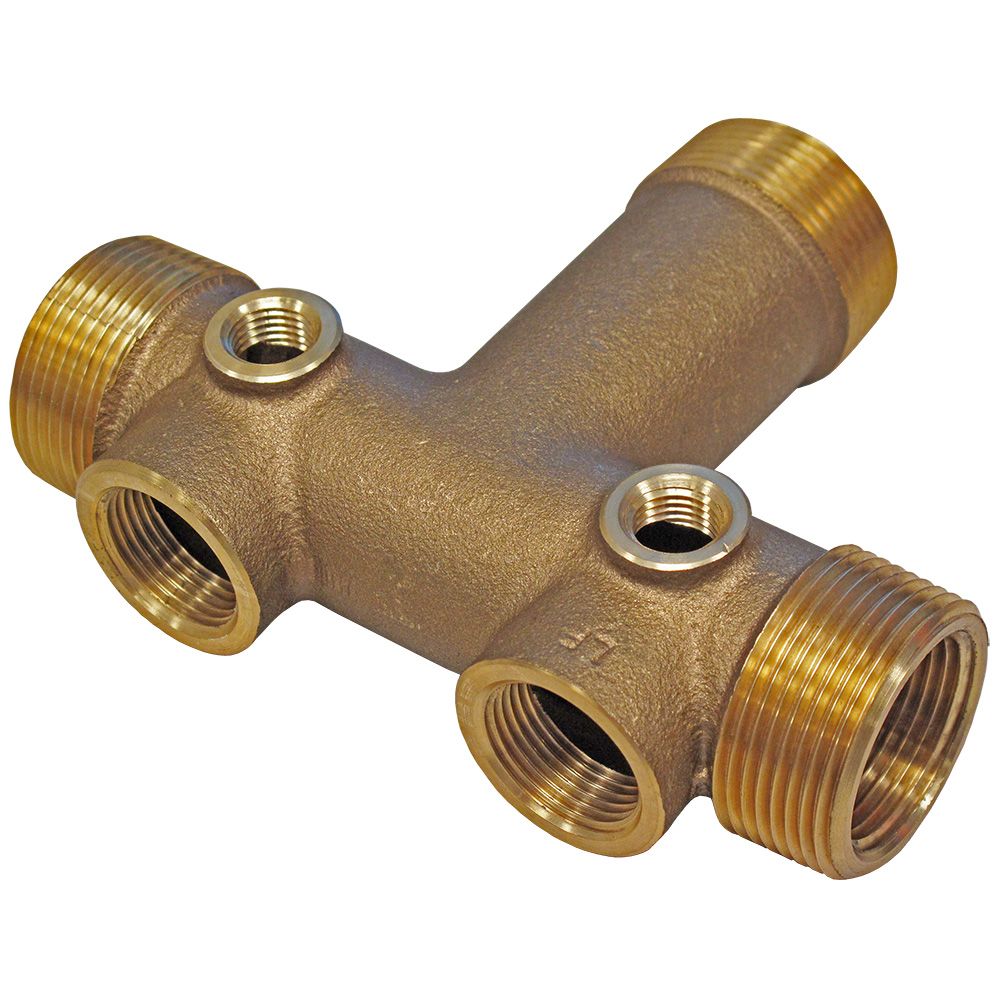 Brass Tank Cross Lead-Free 1" x 4.5"