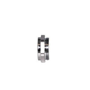 Faucet Aerator Adapter Full Flow FPT 3/4"-27 x MPT 55/64"-27 Chrome