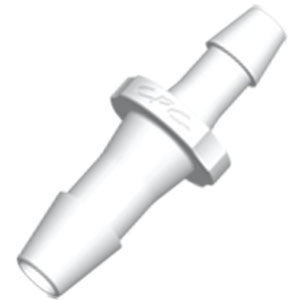 FitQuik Nylon Tube to Tube Straight Reducer Fitting - 3/8" ID barb x 1/4" ID - White
