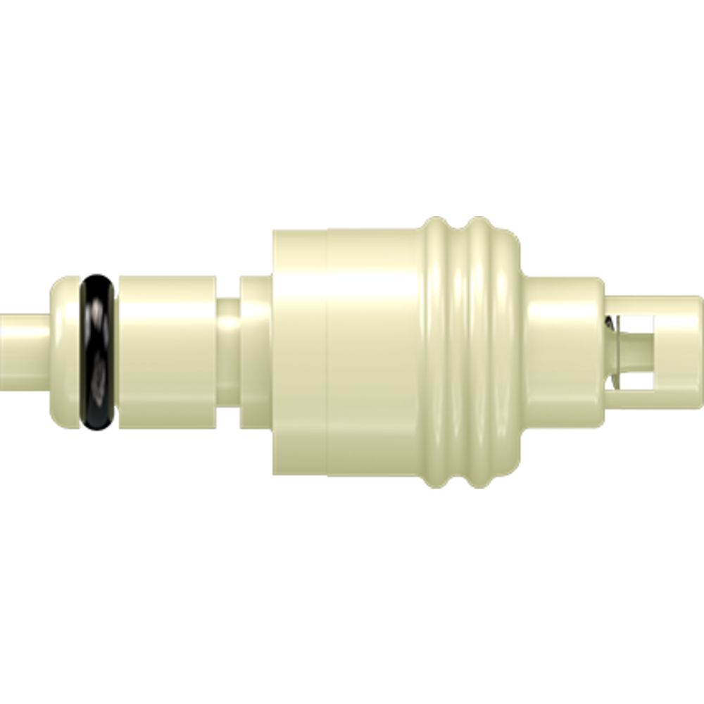 LinkTech 20PP Series Straight Male, Valved, 1/16" HB, Molded Almond Color, Polypropylene, EPDM