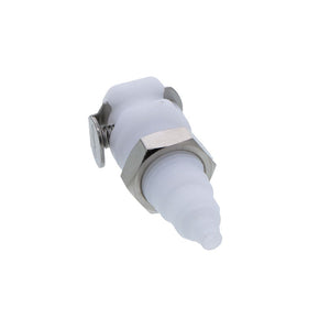 PMCD1204 Valved Panel Mount PTF Coupling Body 1/4 PTF