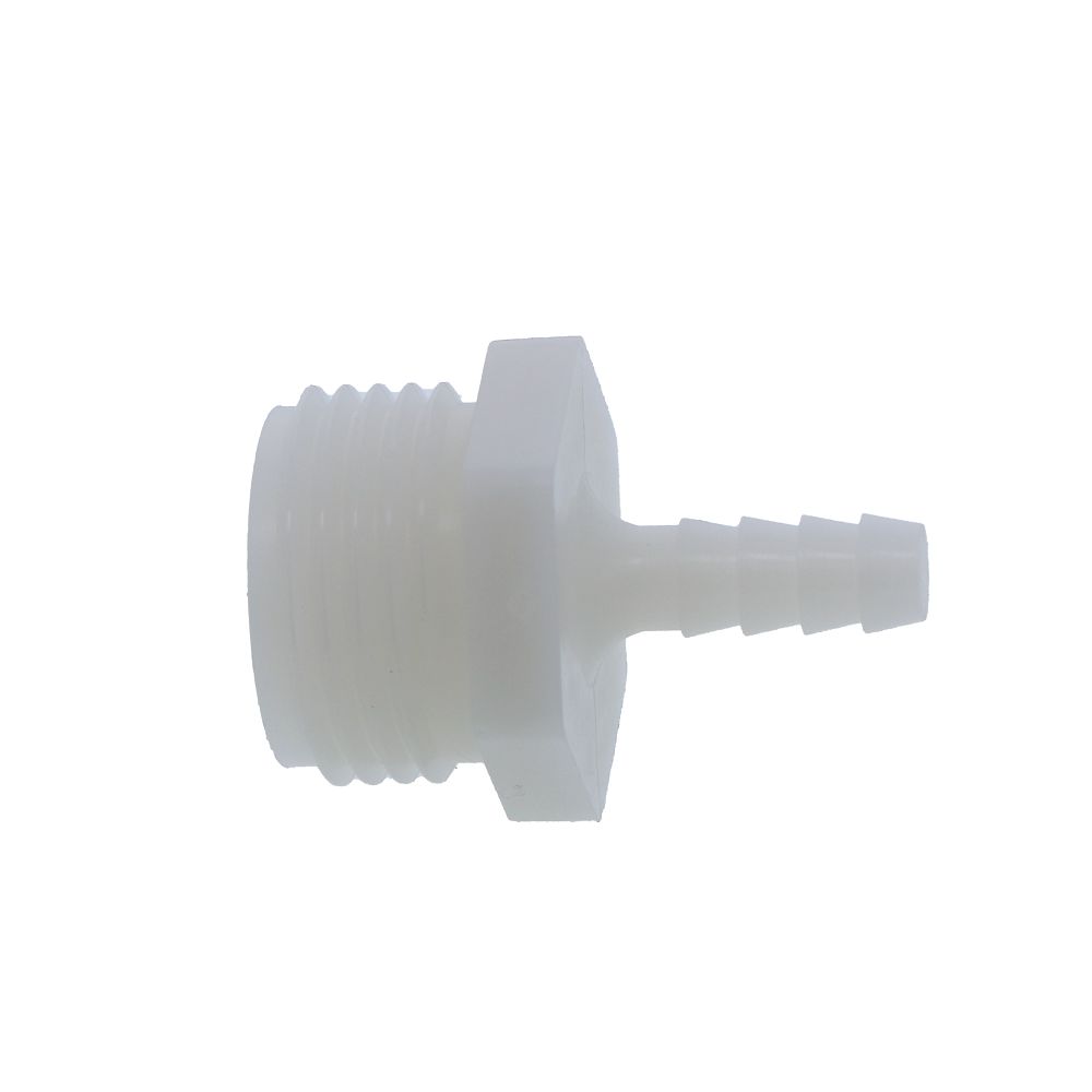 Male Garden Hose Barb Connector Nylon - 3/4 MGHT x 1/4 ID Barb
