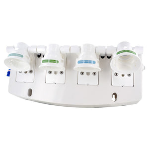 Aqua Flo QCRO 4 Stage Manifold with Flow Control Stem Elbow Fitting