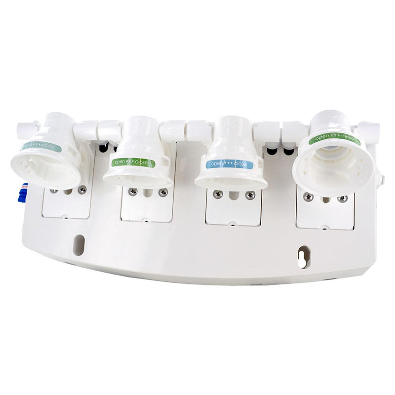 Aqua Flo QCRO 4 Stage Manifold with Flow Control Stem Elbow Fitting