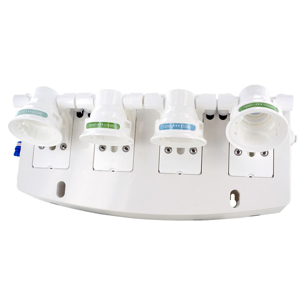 Aqua Flo QCRO 4 Stage Manifold with Flow Control Stem Elbow Fitting