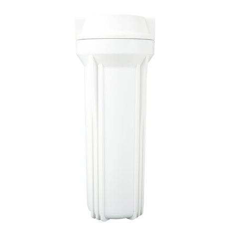 10" Neo-Pure SlimLine Flat Cap Housing NSF White Cap/White Sump 1/2" No Pressure Relief