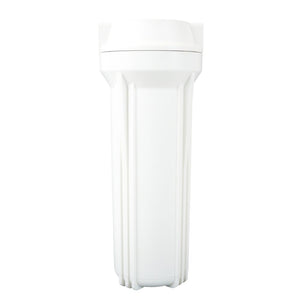 10" Neo-Pure SlimLine Flat Cap Housing NSF White Cap/White Sump 1/2" No Pressure Relief
