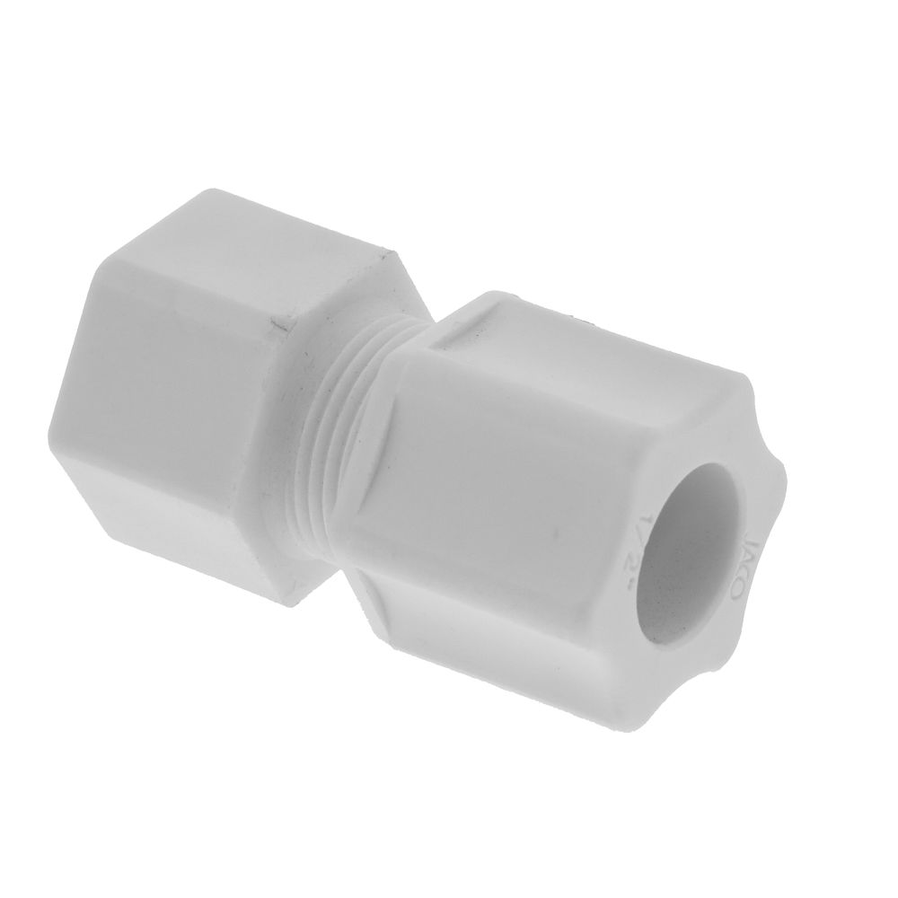 JACO 25-8-6-P-O Polypropylene Female Connector 1/2 OD Tube x 3/8 FPT
