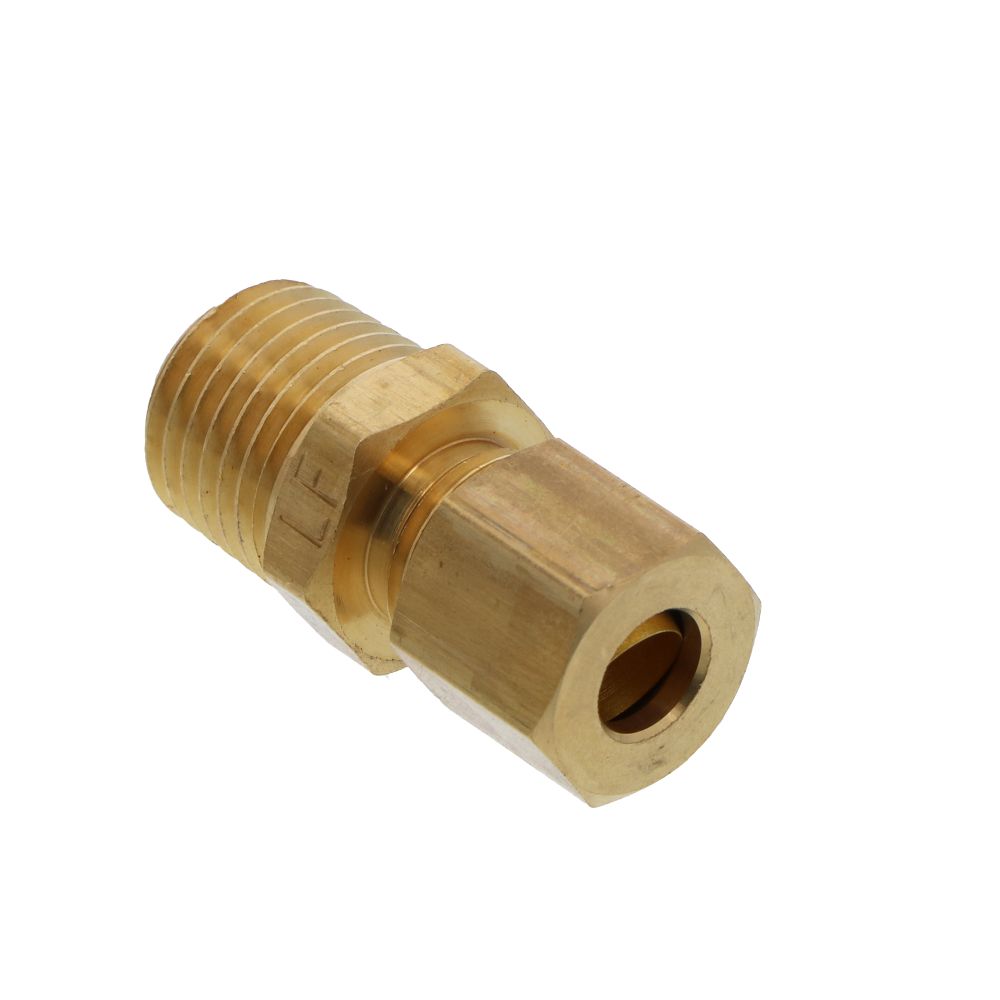 Brass Male Connector 1/4 Compression x 1/4 NPT