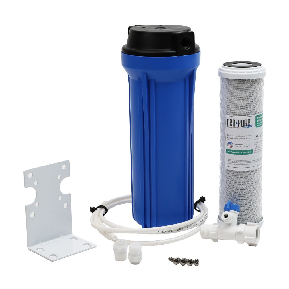 Neo-Pure 10" Carbon Block Undersink Drinking Water System