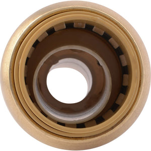 SharkBite® U058LF Lead-Free Brass Push-to-Connect Reducer Coupling - 3/4" x 1/2"
