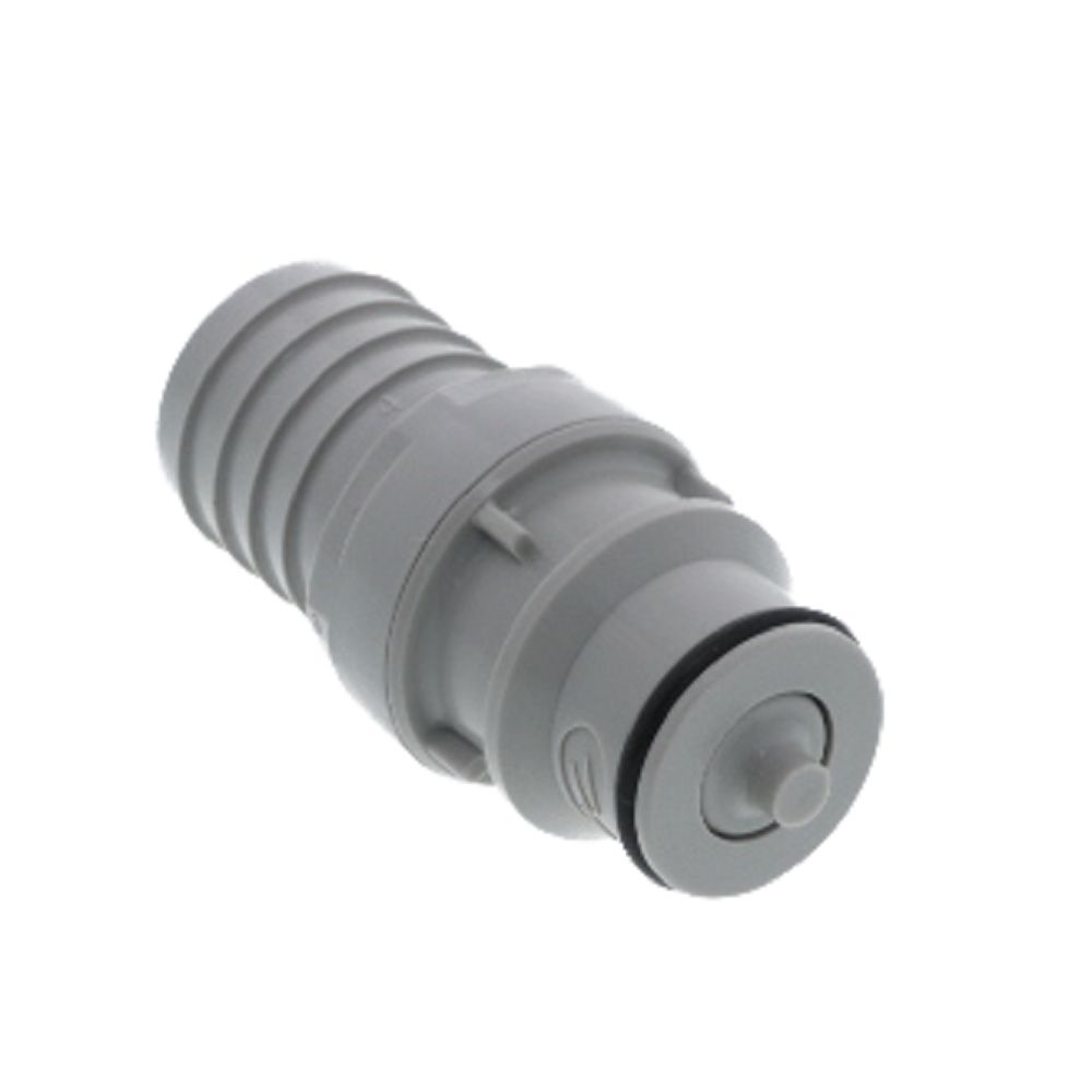 62200 NSF Valved In-Line Hose Barb Coupling Insert 3/4 ID Barb