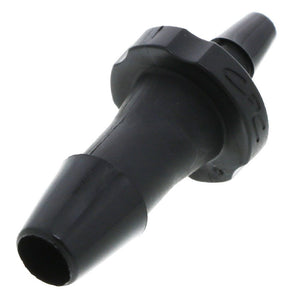 FitQuik Nylon Tube to Tube Straight Reducer Fitting Black - 1/4" ID barb x 1/8" ID