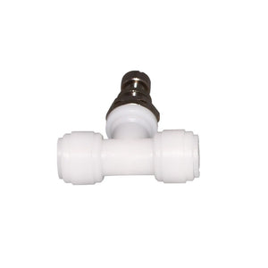 NeoFit - Acetal Natural White Flow Control Bulkhead 1/4" tube