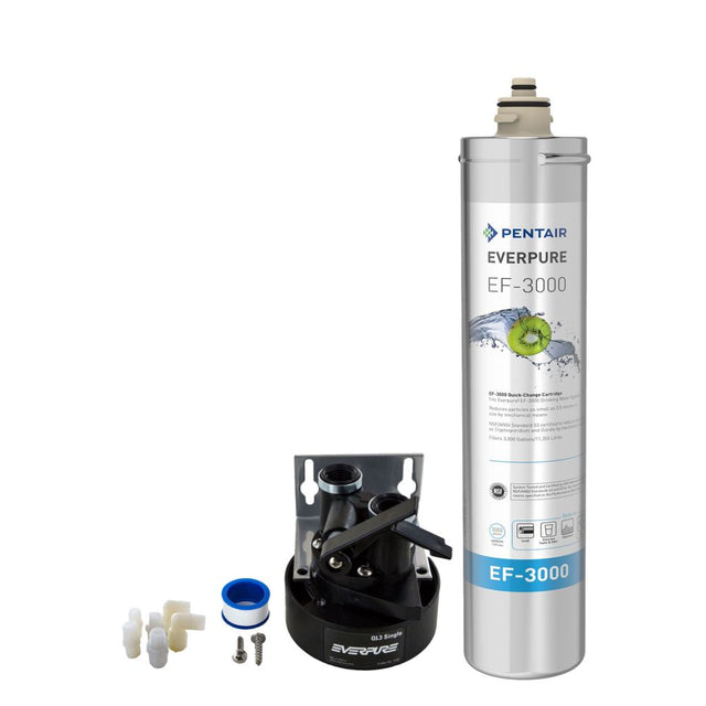 Everpure EF-3000 Full Flow Drinking Water Filter System with Wholesale Accessories