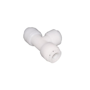 NeoFit - Acetal Natural White Union Tee 1/4" tube