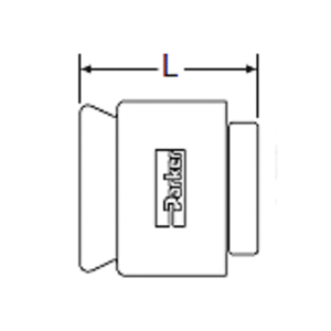 Kynar PVDF Cap - 1/4