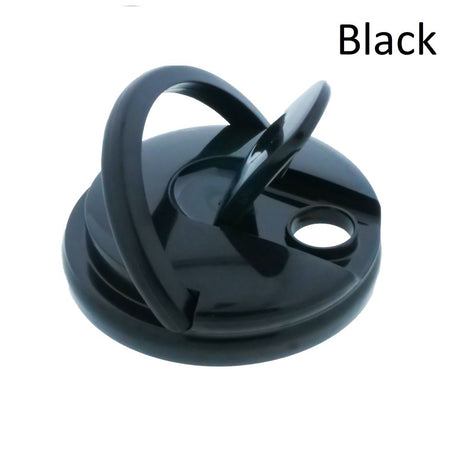 Glass Jar 1 GAL Wide Mouth Flint w/ Pour Lid and Handle - Black Dome Lids
