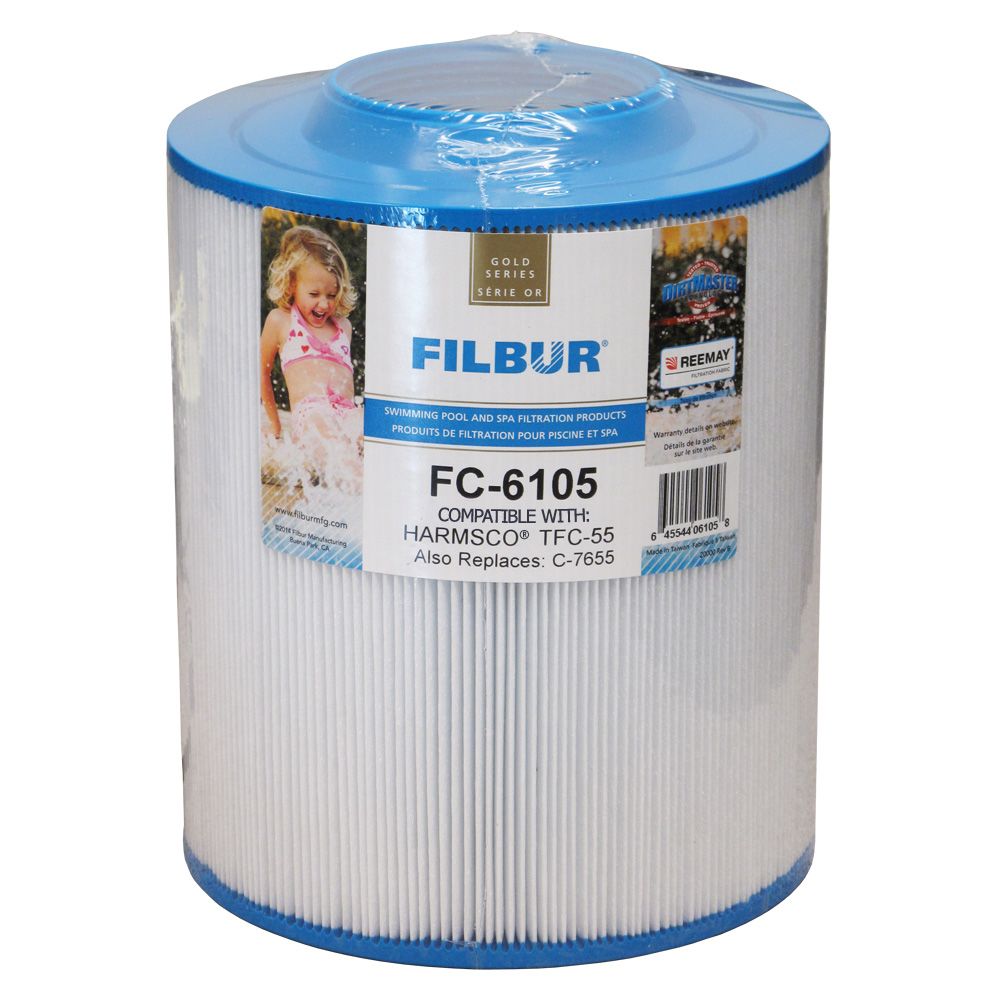 Filbur FC-6105 Pool and Spa Filter Cartridge Compatible With Harmsco TC/55