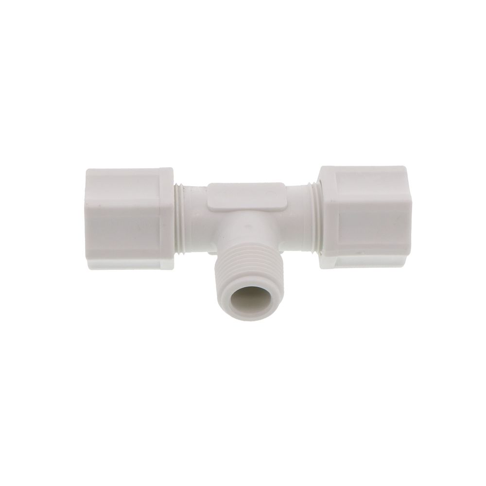 JACO 60-8-6-P-PG Polypropylene Male Branch Tee 1/2 OD Tube x 3/8 MPT