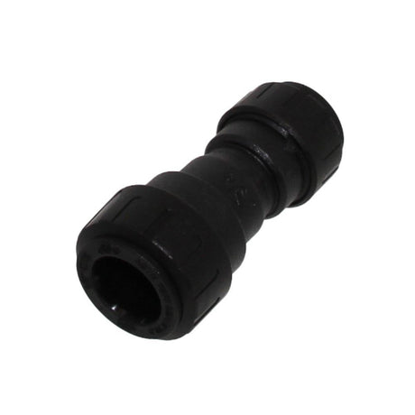 John Guest ProLock Black Coupler - 1/2 CTS