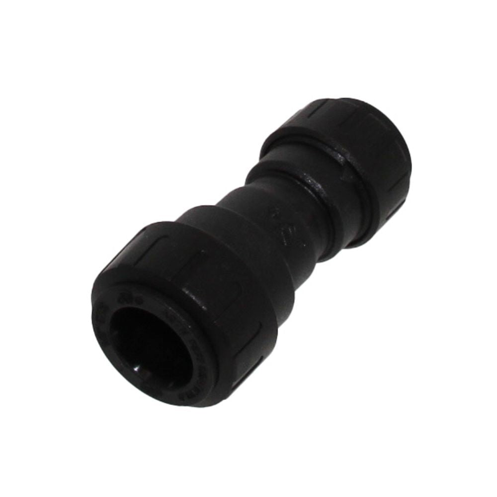 John Guest ProLock Black Coupler - 1/2 CTS