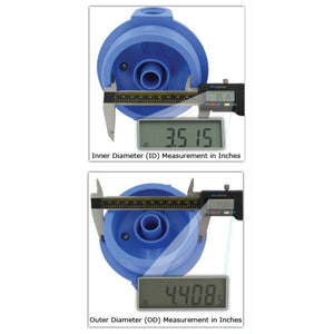 Pentek 154639 Blue Mounting Bracket Cap for 3G Standard Housings w/ PR - 3/4" FPT