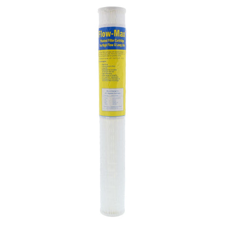 20" x 2-3/4" Flow-Max Pleated Poly - 5 mic