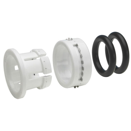 John Guest Plastic Half Cartridge - 3/8 White Double Nitrile O-ring