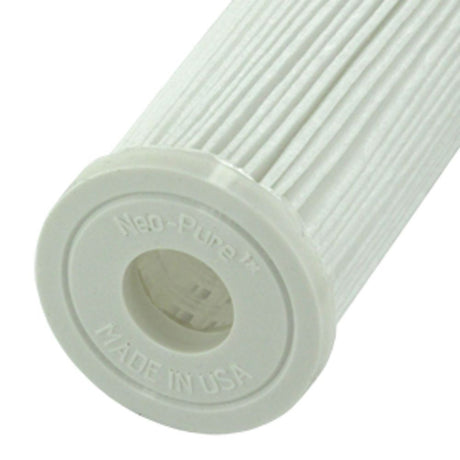 Neo-Pure PH-27195-05-222F 2.75" x 19.5" High Efficiency Pleated Filter 5 Mic with 222/Flat End Caps
