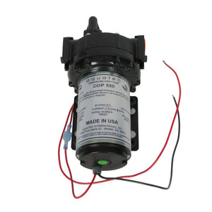 Aquatec 5502-1E67-M668 - 5 Chamber Diaphragm Self Priming Pump 12 VDC 3.4 GPM