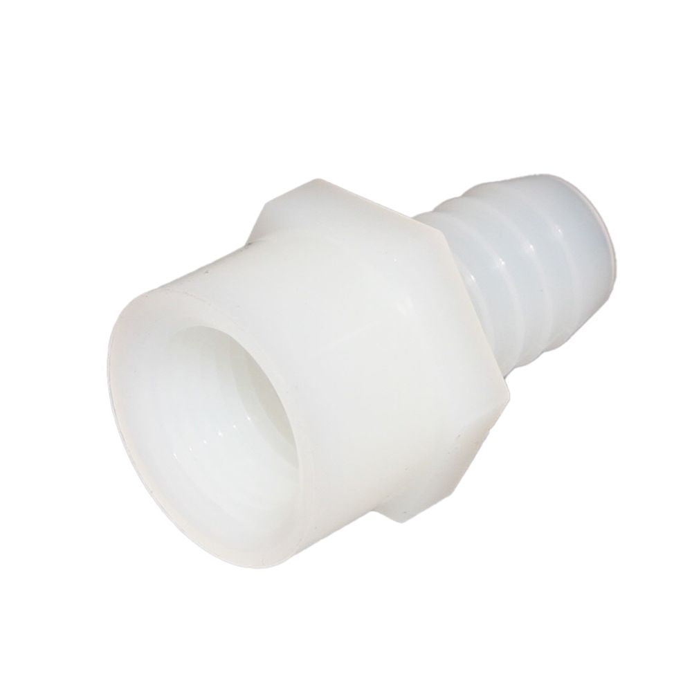 Female Barb Adapter - 5/8 barb x 1/2 FNPT - Natural Nylon