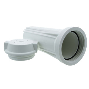 10" Neo-Pure SlimLine Filter Housing White 1/4" No Pressure Relief