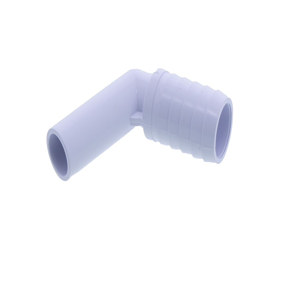 PushIn 45° ELBOW Barb Connector  - 1/2" ID Barb x 1/2" OD Stem