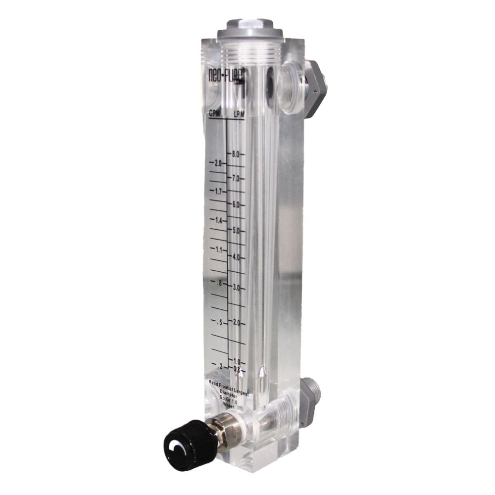 Neo-Pure Adjustable Panel Mount Flowmeter 0.2-2GPM 3/8" MNPT,New Products : American Fashion Style Bags On Sale