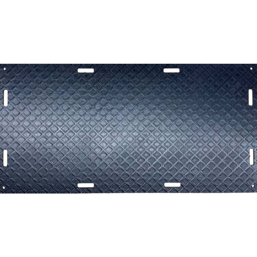 HDPE Ground Protection Mats 4'x8' - Black