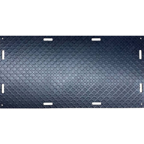 HDPE Ground Protection Mats 4'x8' - Black