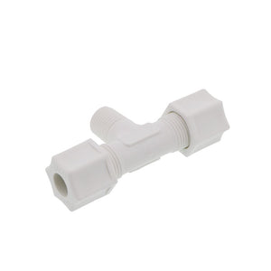 JACO 60-6-4-P-O Polypropylene Male Branch Tee 3/8 OD Tube x 1/4 MPT