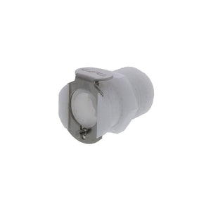 PLCD10006BSPT Valved Male Thread Coupling Body 3/8 BSPT