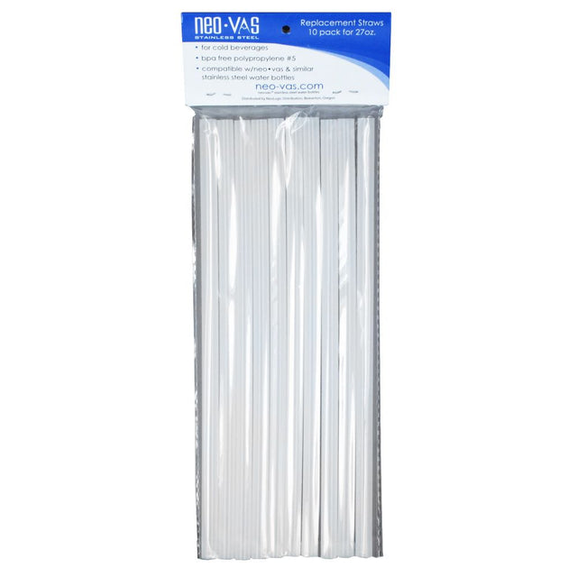 Neo-Vas NVRS1027 Neo-Sip Replacement Straws 10 Pack