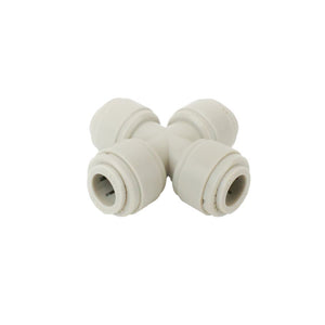 NeoFit - Acetal Gray Union Cross 3/8" tube