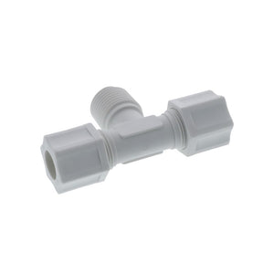 JACO 60-8-8-P-PG Polypropylene Male Branch Tee 1/2 OD Tube x 1/2 MPT